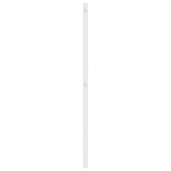Metallinen vaihtopääty valkoinen 75 cm