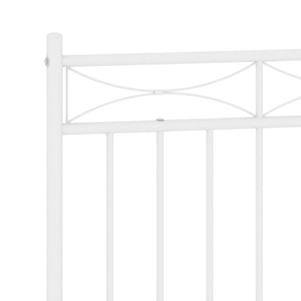 Metallinen vaihtopääty valkoinen 140 cm