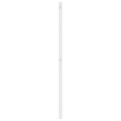 Metallinen sängynpääty valkoinen 193 cm