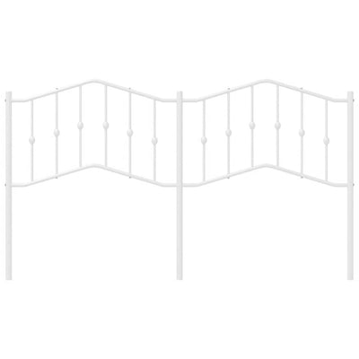 Valkoinen metallinen sängynpääty Slav 180cm