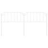Valkoinen metallinen sängynpääty Wicentia 193cm