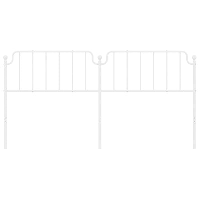 Valkoinen metallinen sängynpääty Wicentia 193cm