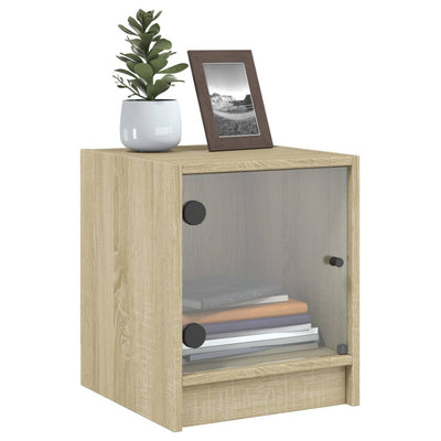 Sonoma-tammi yöpöydät Baruh 35x37x42cm (2 kpl)