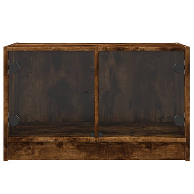 TV-taso lasiovilla savutammi 68x37x42 cm