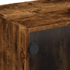 TV-taso lasiovilla savutammi 68x37x42 cm