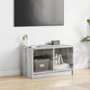 TV-taso lasiovilla harmaa Sonoma 68x37x42 cm