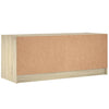 TV-taso lasiovilla Sonoma-tammi 102x37x42 cm