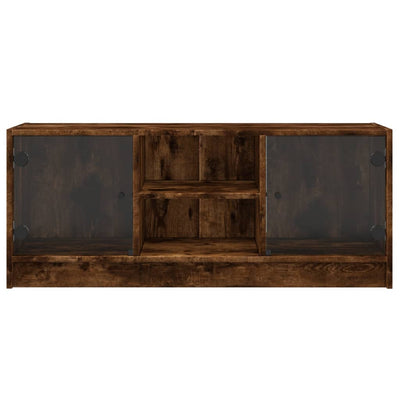 TV-taso lasiovilla savutammi 102x37x42 cm