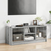TV-taso lasiovilla harmaa Sonoma 102x37x42 cm