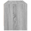 TV-taso lasiovilla harmaa Sonoma 102x37x42 cm