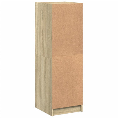 Kaappi lasiovilla Sonoma-tammi 35x37x109 cm