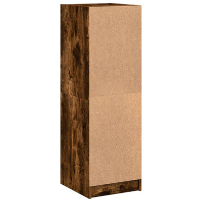 Kaappi lasiovilla savutammi 35x37x109 cm