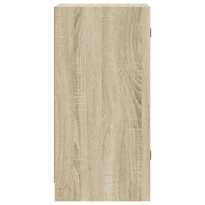 Sivukaappi lasiovilla Sonoma-tammi 35x37x75,5 cm