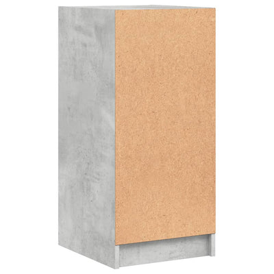 Sivukaappi lasiovilla betoninharmaa 35x37x75,5 cm