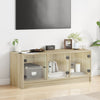 TV-taso lasiovilla Sonoma-tammi 102x37x42 cm