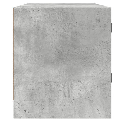 TV-taso lasiovilla betoninharmaa 102x37x42 cm