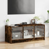 TV-taso lasiovilla savutammi 102x37x42 cm