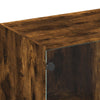 TV-taso lasiovilla savutammi 102x37x42 cm