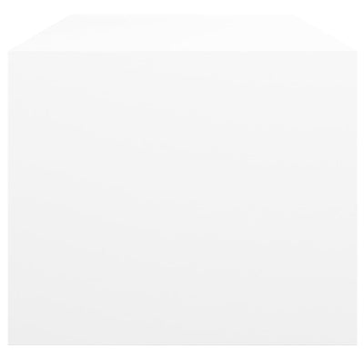 Valkoinen sohvapöytä Lura 102x50x42cm (lasiovilla)