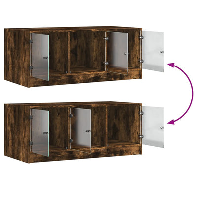 Savutammi sohvapöytä Lura 102x50x42cm (lasiovilla)