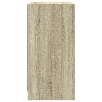 Sivukaappi lasiovilla Sonoma-tammi 68x37x75,5 cm