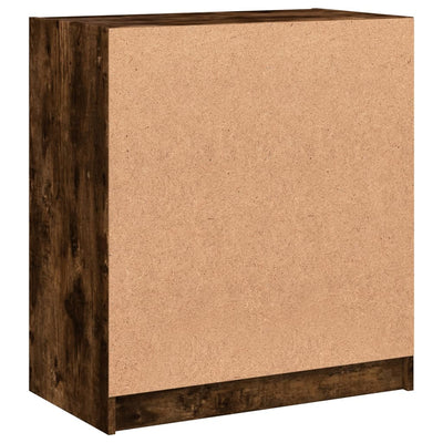 Sivukaappi lasiovilla savutammi 68x37x75,5 cm