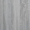 Sivukaappi lasiovilla harmaa Sonoma 68x37x75,5 cm