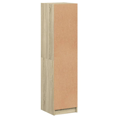 Kaappi lasiovilla Sonoma-tammi 35x37x142 cm