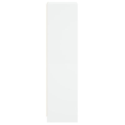 Valkoinen kaappi lasiovella Marascu 35x37x142cm