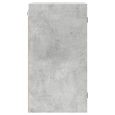 Seinäkaappi lasiovilla betoninharmaa 35x37x68,5 cm