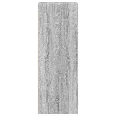 Harmaa seinäkaappi Pava 35x37x100cm (lasiovilla sonoma)