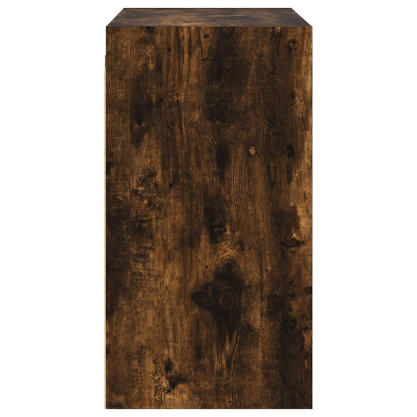 Seinäkaappi lasiovilla savutammi 68x37x68,5 cm