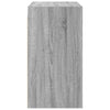 Seinäkaappi lasiovilla harmaa Sonoma 68x37x68,5 cm