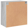 Seinäkaappi lasiovilla harmaa Sonoma 68x37x68,5 cm