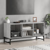 TV-taso lasiovilla harmaa Sonoma 102x37x50 cm