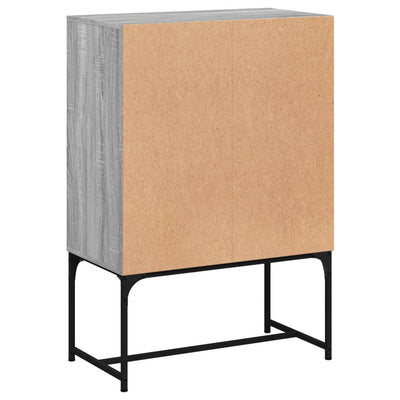 Harmaa sivukaappi Antonya 69x37x100cm (lasiovilla sonoma)