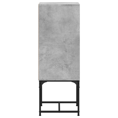 Sivukaappi lasiovella betoninharmaa 35x37x100 cm