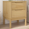 Vahanruskea yöpöytä Ilimie 45x39x57cm (mänty)