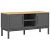TV-taso FLORO harmaa 114x43x55 cm täysi mänty