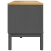 TV-taso FLORO harmaa 114x43x55 cm täysi mänty