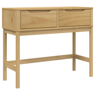 Konsolipöytä FLORO vahanruskea 89,5x36,5x73 cm täysi mänty