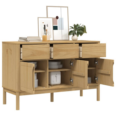 Senkki FLORO vahanruskea 114x43x74 cm täysi mänty