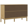 Senkki FLORO vahanruskea 114x43x74 cm täysi mänty