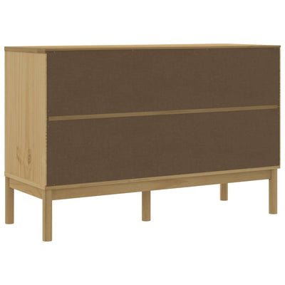 Senkki FLORO vahanruskea 114x43x74 cm täysi mänty