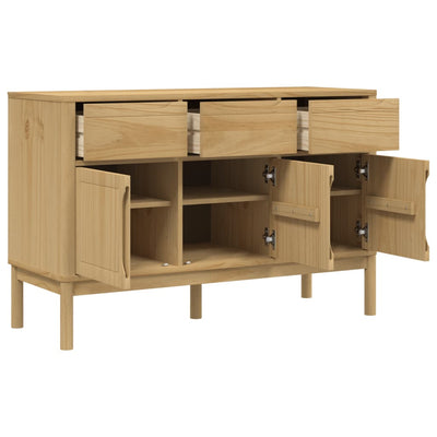 Senkki FLORO vahanruskea 114x43x74 cm täysi mänty
