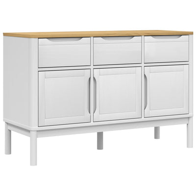 Senkki FLORO valkoinen 114x43x74 cm täysi mänty