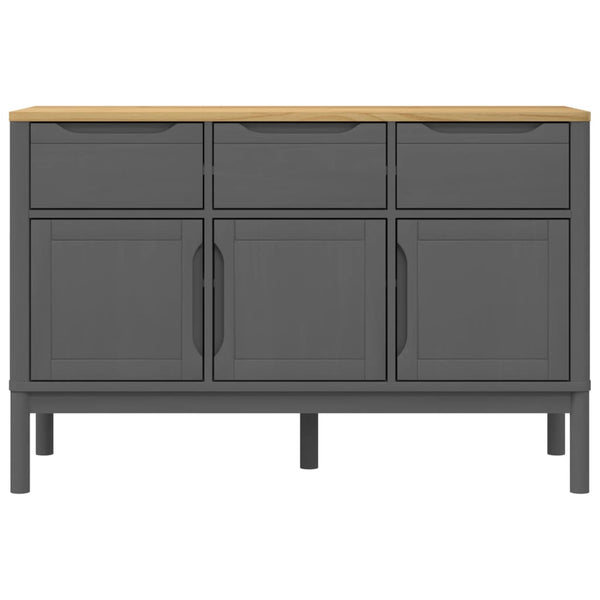 Senkki FLORO harmaa 114x43x74 cm täysi mänty
