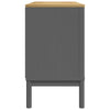 Senkki FLORO harmaa 114x43x74 cm täysi mänty