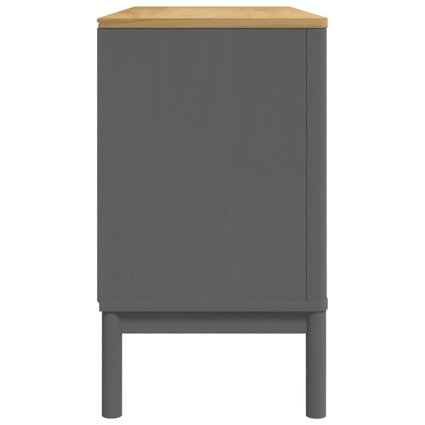 Senkki FLORO harmaa 114x43x74 cm täysi mänty