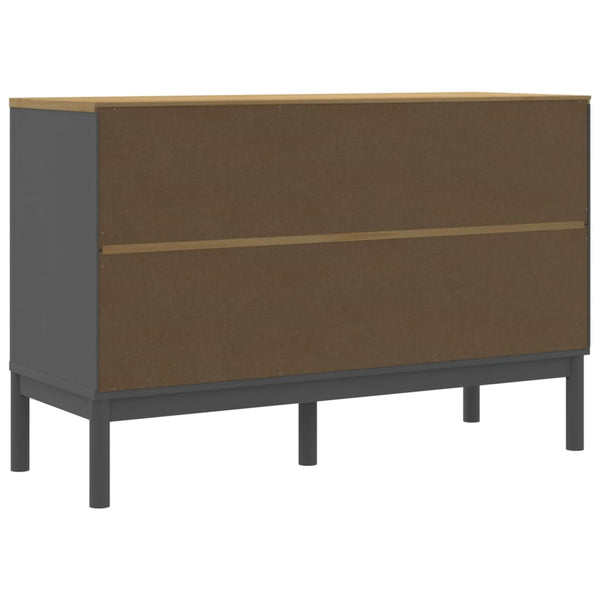 Senkki FLORO harmaa 114x43x74 cm täysi mänty